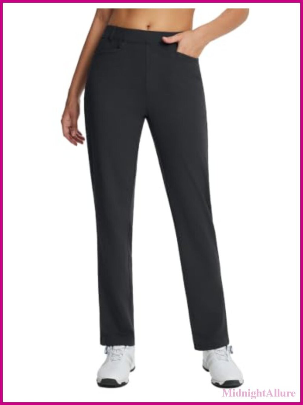 Fleece Lined Waterproof Thermal Pants Winter Golf Travel Straight Leg